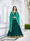 Green Colour Latest Fancy Designer Festiv wear Georgette With Heavy Cording Embroidery Salwar Suit collection 20048